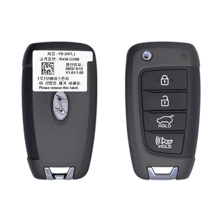 Hyundai Elantra GT I30 Flip Key Remote 2017 2020 P/N: 95430-G3100 Genuine