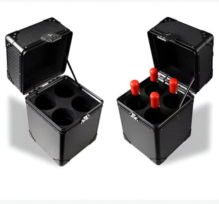 Wine Bottle Box Black Carbon Fiber