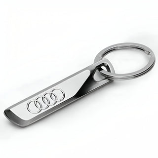 Audi Brushed Aluminum Key Ring